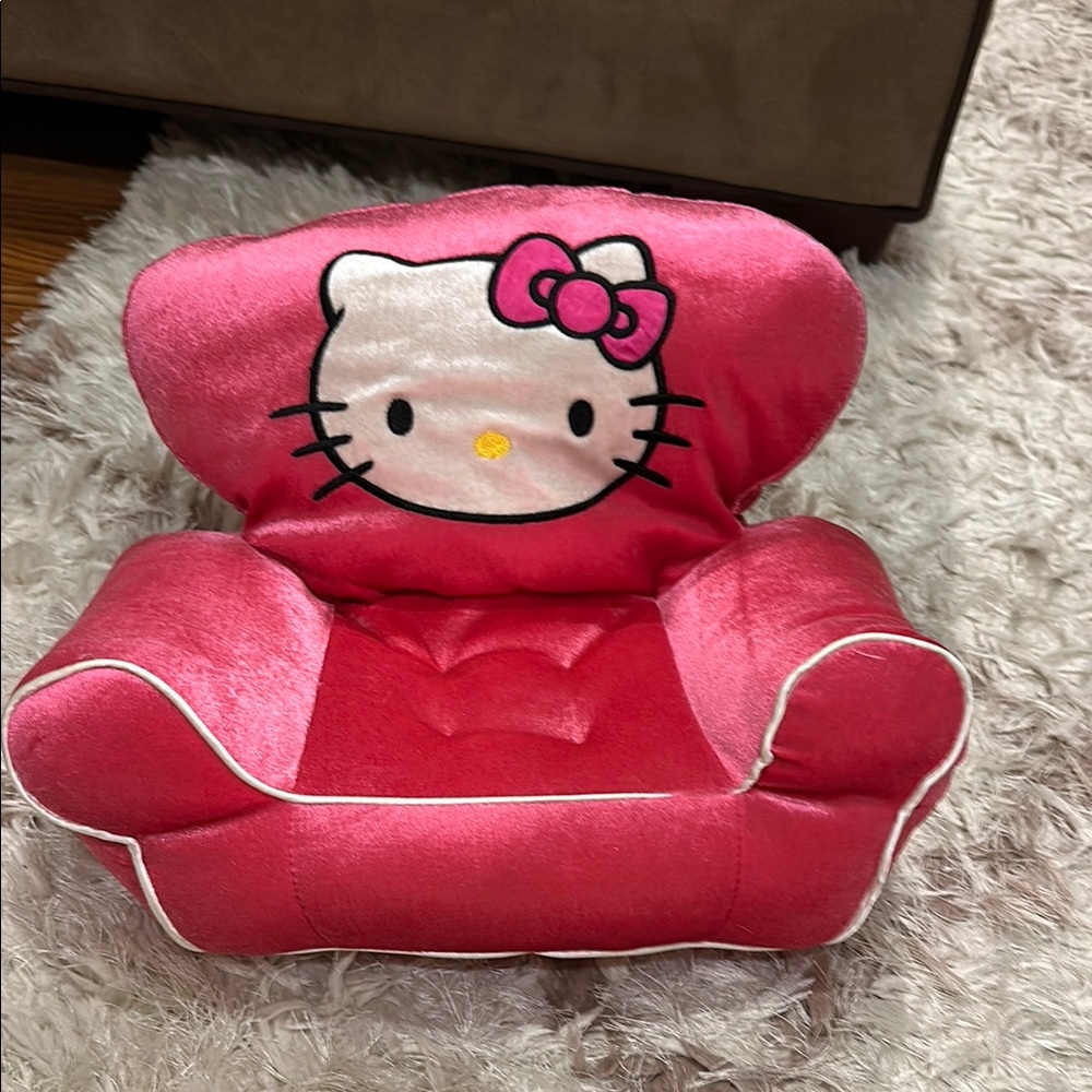 Hello Kitty Pink Plush Chair